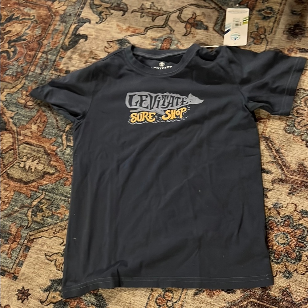 Kids Navy Levitate shirt youth 12